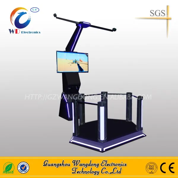 virtual reality large pendulum VR space 4d simulation ride with HTC vive