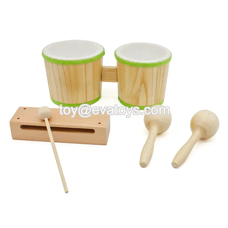 wooden baby drum