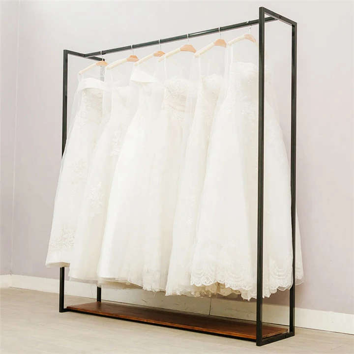 Custom Boutique Store Display Stand For Wedding Dress Metal Wedding ...