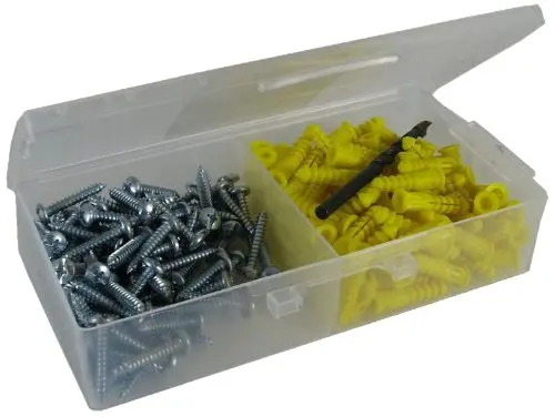 Dottie 8TR Sheet Metal Screw Kit L.H Drive Pan Head No.8 by 1//2-Inch to 2-Inch Length Square