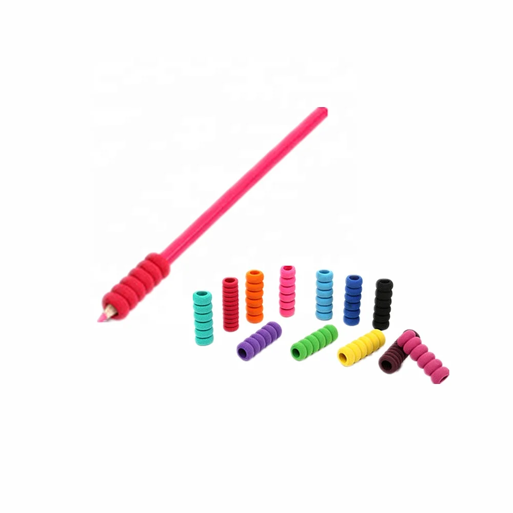 
Wholesale Hot Sales Colorful Pencil Grips, Silicone Grip Pen 