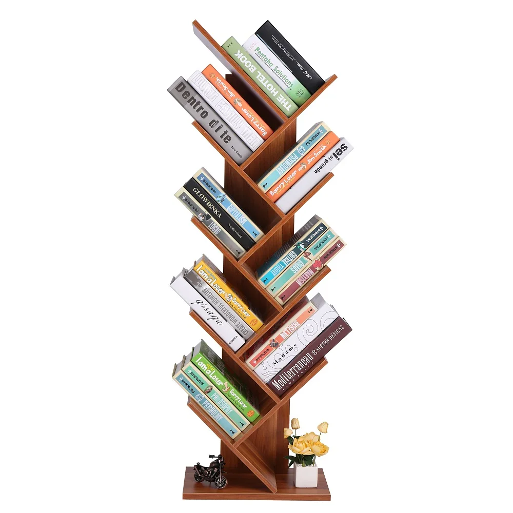Living Room Furniture Modern Bookcases Tree Shaped Wooden