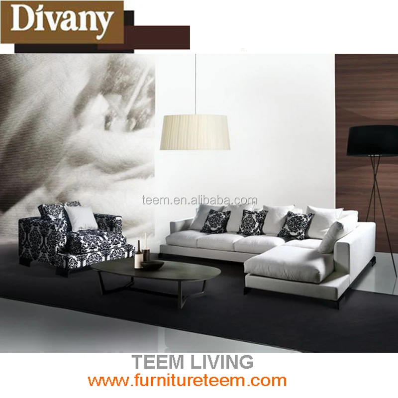 Divany Modern Style Half Round Sectional Sofa Sectional Leather Sofa