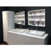 NICOCABINET Modern Design Bathroom Sink Cabinets Modular Bathroom Furniture with Mirror