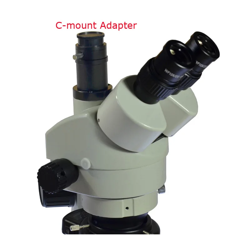 Hayear Simulfocal 7x45x Trinocular Zoom Stereo Microscope Head Simul