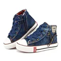 2016 Canvas Children Shoes Sport Breathable Boys Sneakers Brand Kids Shoes for Girls Jeans Denim Casual