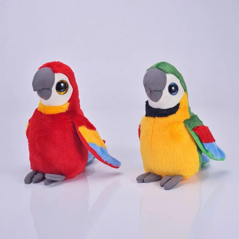 parrot soft toy