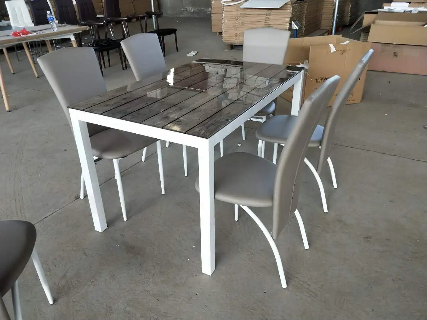 Wholesale Price Restaurant Use Glass Table Chair Dining Set Buy