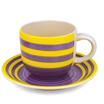 plastic tea cups with saucers