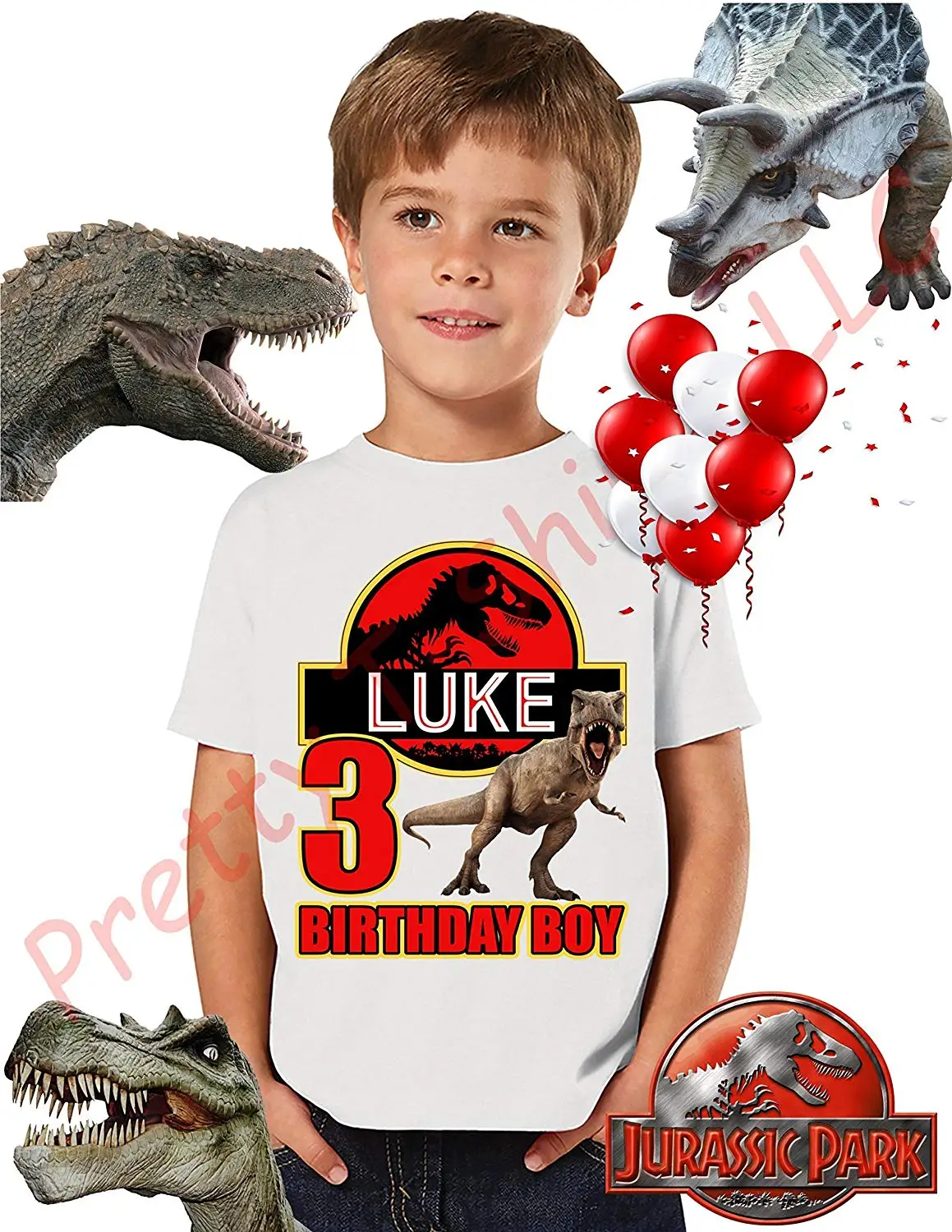 jurassic world birthday shirts