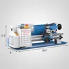 7"x14" 550W Light Duty Lathe Machine Metal Bench Lathe Mini Lathe Motor