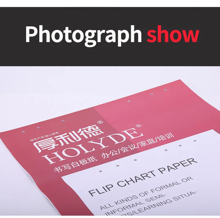 Standard Size Flip Chart Easel Paper For Whiteboard Writing Display