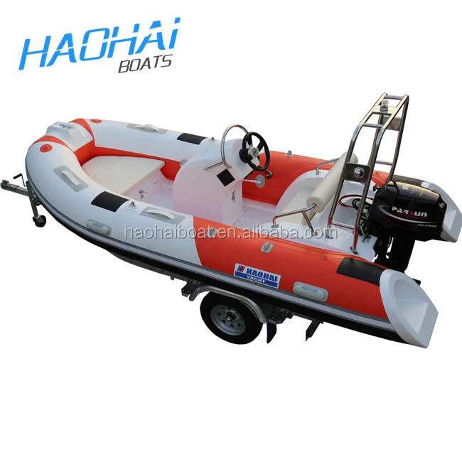 Rib Boat Rib390c Person Double Hull Fiberglass Popular 12.8ft 4 Fishing Outboard Sailing Yacht