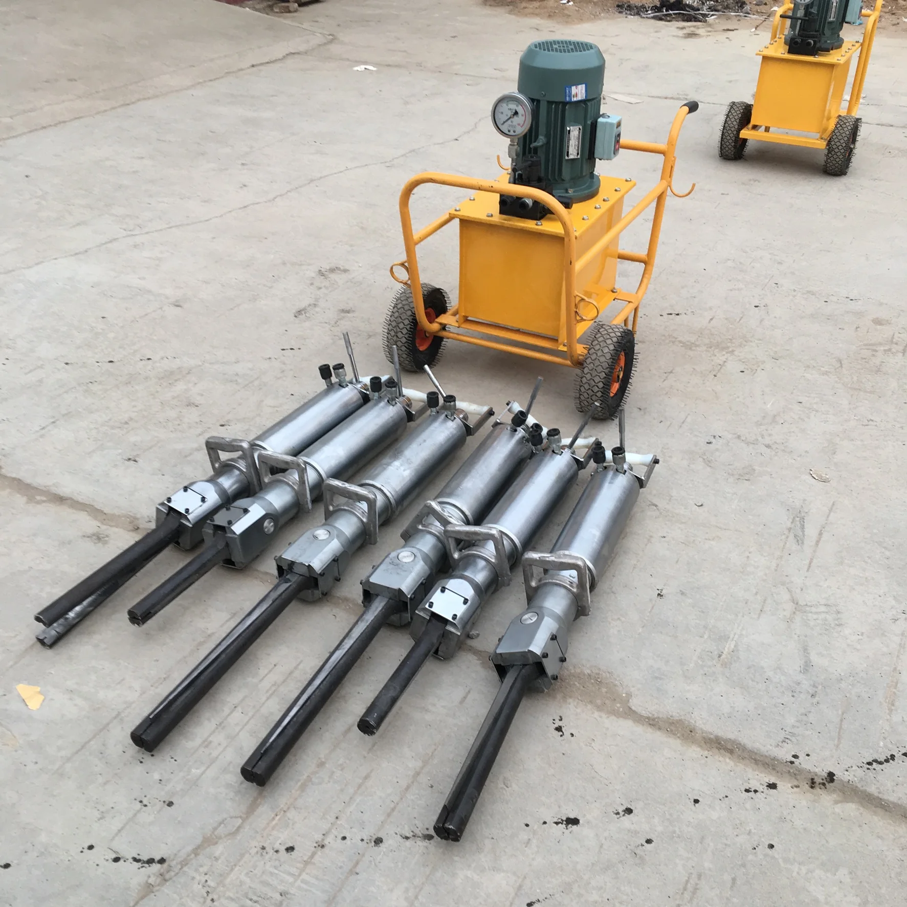hydraulic hand rock splitter for stone splitting