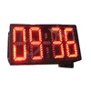 8inch red outdoor waterproof high quality easy installed digital led alarm clock