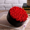 natural one year preserved roses head in box for luxury valentine gift