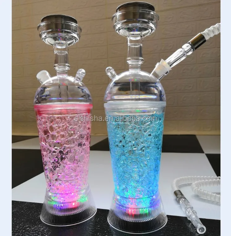 Ice Portable Hookah Cup Shisha Small Led Hookah Private Pocket Hookah Buy Ice Portable Hookah