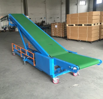 Incline Mobile Electric Conveyor Belt - Buy Mobile Conveyor,Electric ...