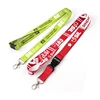 High quality sublimation keychain lanyard with metal hook