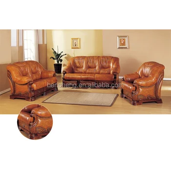 B382 Luxury And Elegant Design Leather Sofa Set Wooden B382 Luxury And Elegant Design Leather Sofa Set Wooden Genuine Lounge