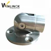 Railing Pipe Mount Fitting, SS Adjustable Floor Flange, Handrail Wall Anchor Socket