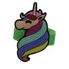 popular kids toy party gifts BPA free unicorn pvc silicone finger ring