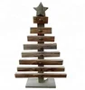 Natural and Rustic Christmas Driftwood Tree ornament with wood star topper