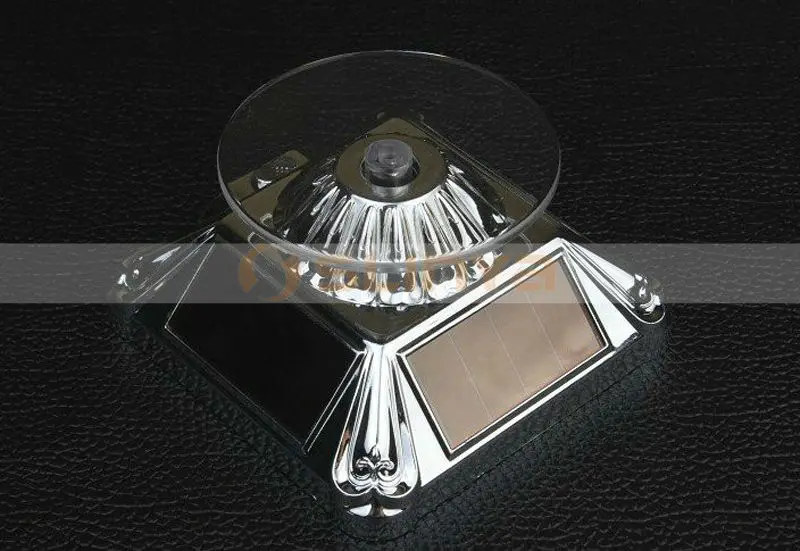ESPOSITORE ROTANTE DA VETRINA A ENERGIA SOLARE OROLOGI GIOIELLI TELEFONIA