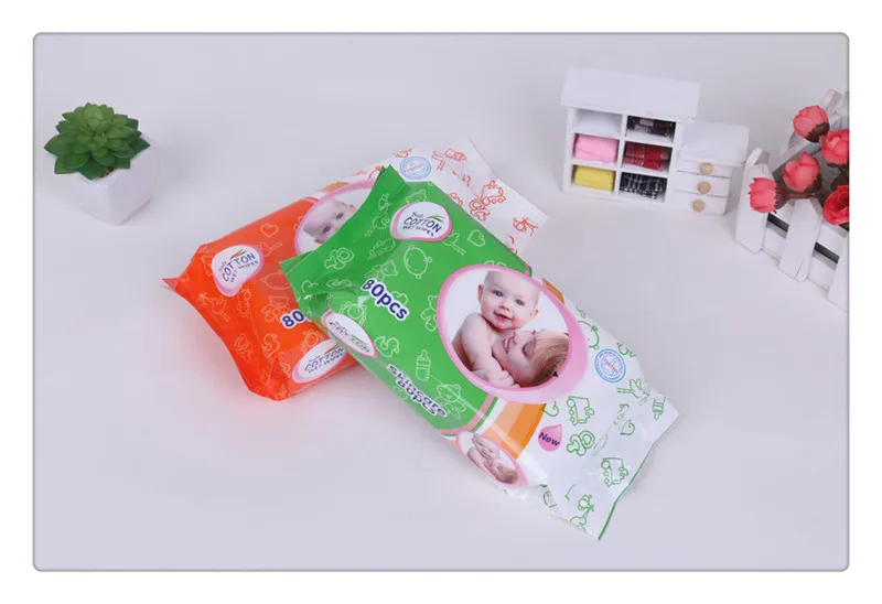 Skin Care Cleaning Flushable Tissue Soft Flushablery Baby Hand Wet Wipes Tissue