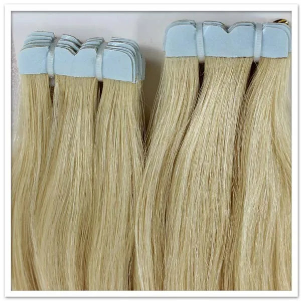 light golden brown hair color skin weft hair extension tape hair