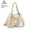 5897 Paparazzi Original women fashion designer tote bag top sale laser finish PU lady handbag