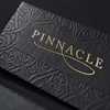 business card printing using gold foil