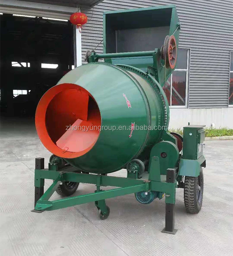 Jzc350 1 Bagger Cement Concrete Mixer With Pulley Wheels - Buy Cement
