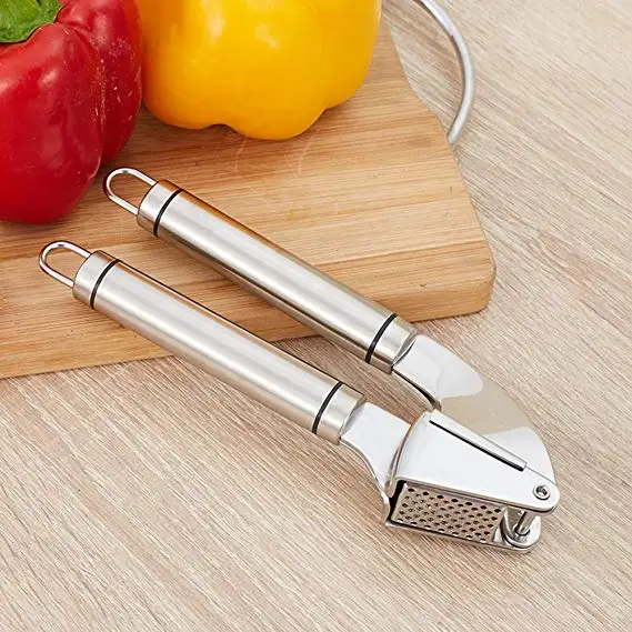 Amazon Hot Sale Product Stainless Steel Garlic Press Ginger Crusher