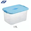 Waterproof Sturdy Sample Multi-purpose 15L Small Clear Plastic Garden Kids Storage Box