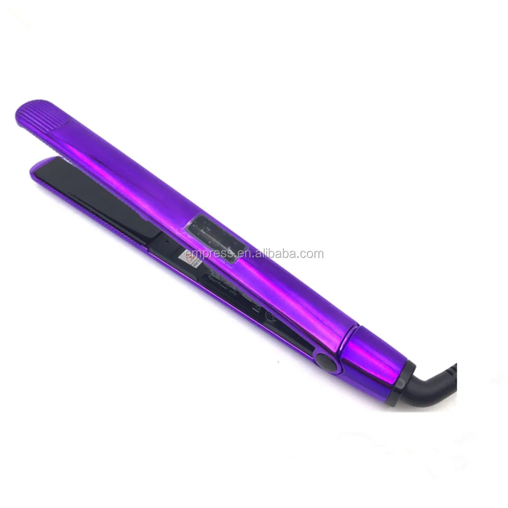 Purple Ceramic 1 Inch Plate Hair Straightener Eps518 Digital