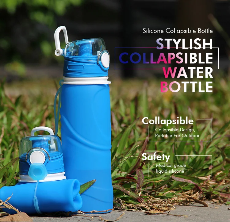 New Products Foldable Active Carbon Filter Water Bottle - Buy Silicone ...