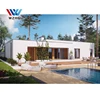 Fast build villa house, 3 bedroom steel frame house plan