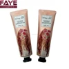 wholesale custom empty 30mm diameter 50g hand cream aluminum plastic soft tube cosmetic packaging tube with octagonal cap