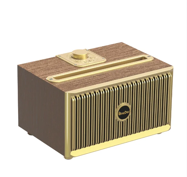 OneDer V6 with USB/TF/AUX phoneholder Rrtro wireless speaker - ANKUX.COM
