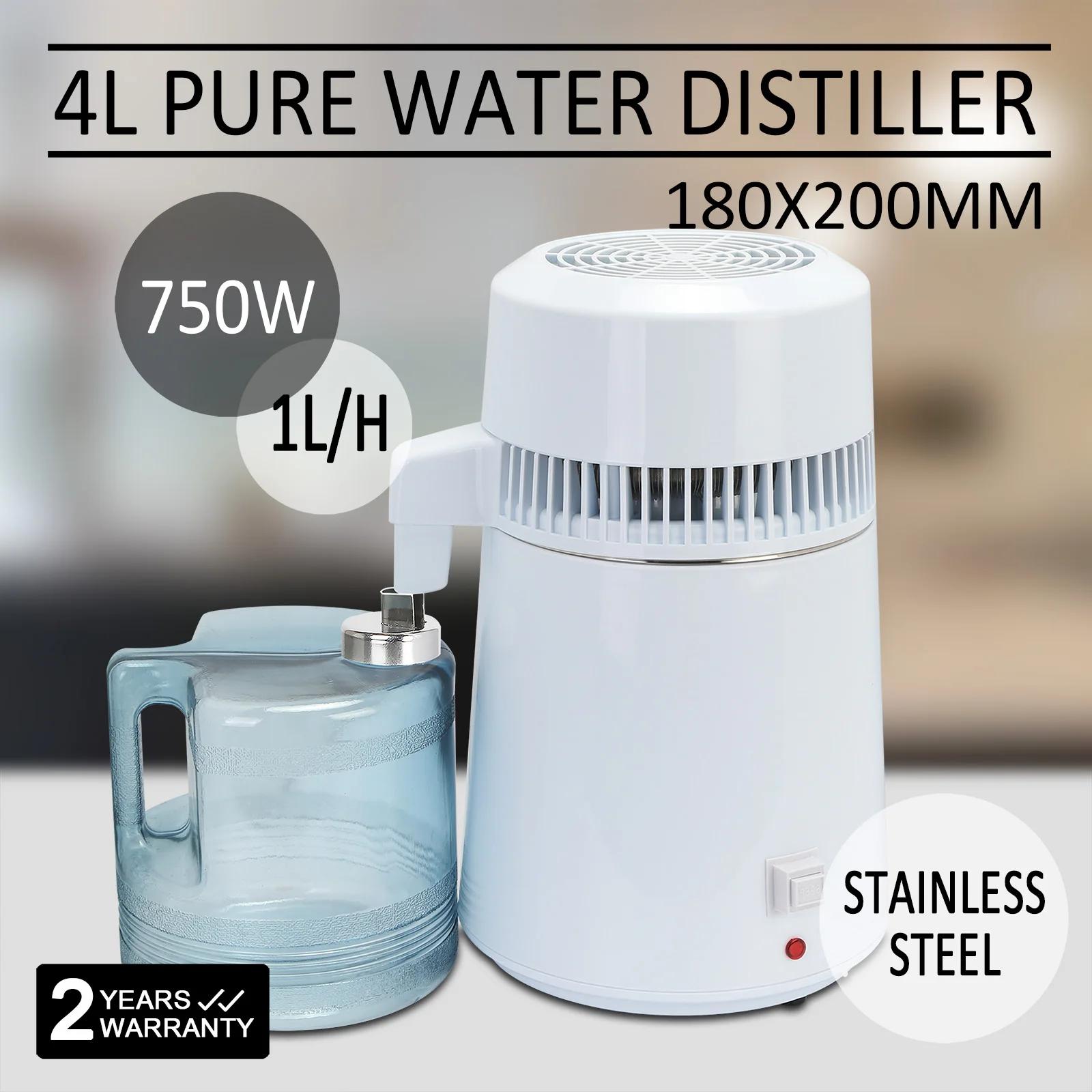 Hospital Home Using Dental Lab Distilled Water Distiller 4L.jpg
