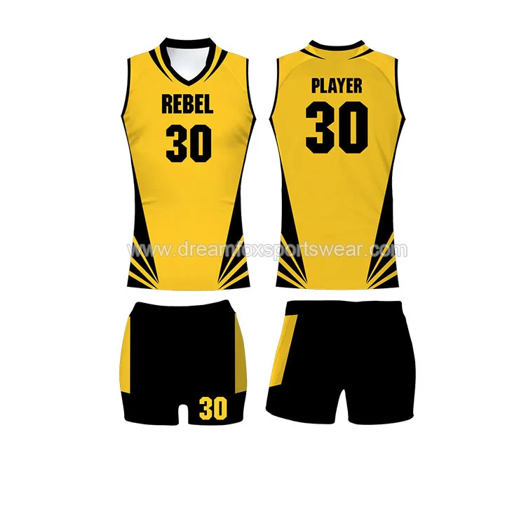 volleyball jersey design yellow