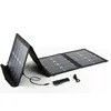 2018 Foldable Power Solar Charger 60W Multiple Outputs USB 5V/12V/19V