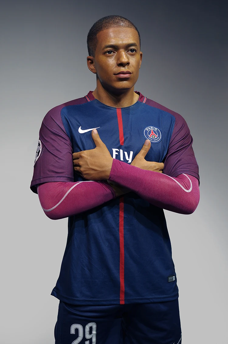 Kylian Mbappe waxwork