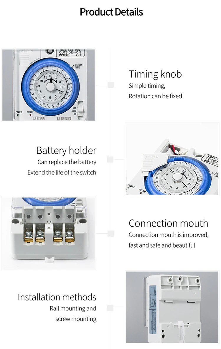 Battery Charger 24 Hour 30 Amp Timer Switch Tb388 Buy 30 Amp Timer