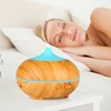 Mini portable wood grain travel humidifier usb car aroma diffuser essential oil