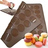 Amazon Hot Sales Food Grade Baking Tools Silicone Heat Resistant Macaron Baking Mat Druable Soft Silicon Mat For Baking
