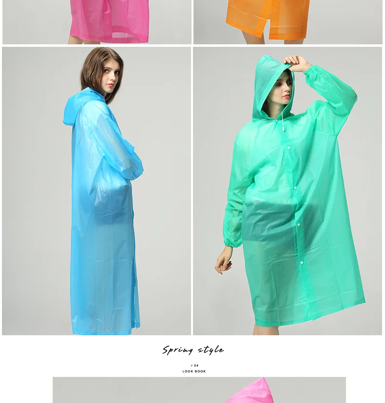 Amazon Hot Selling 100% Waterproof Plastic Raincoat Fetish Disposable ...