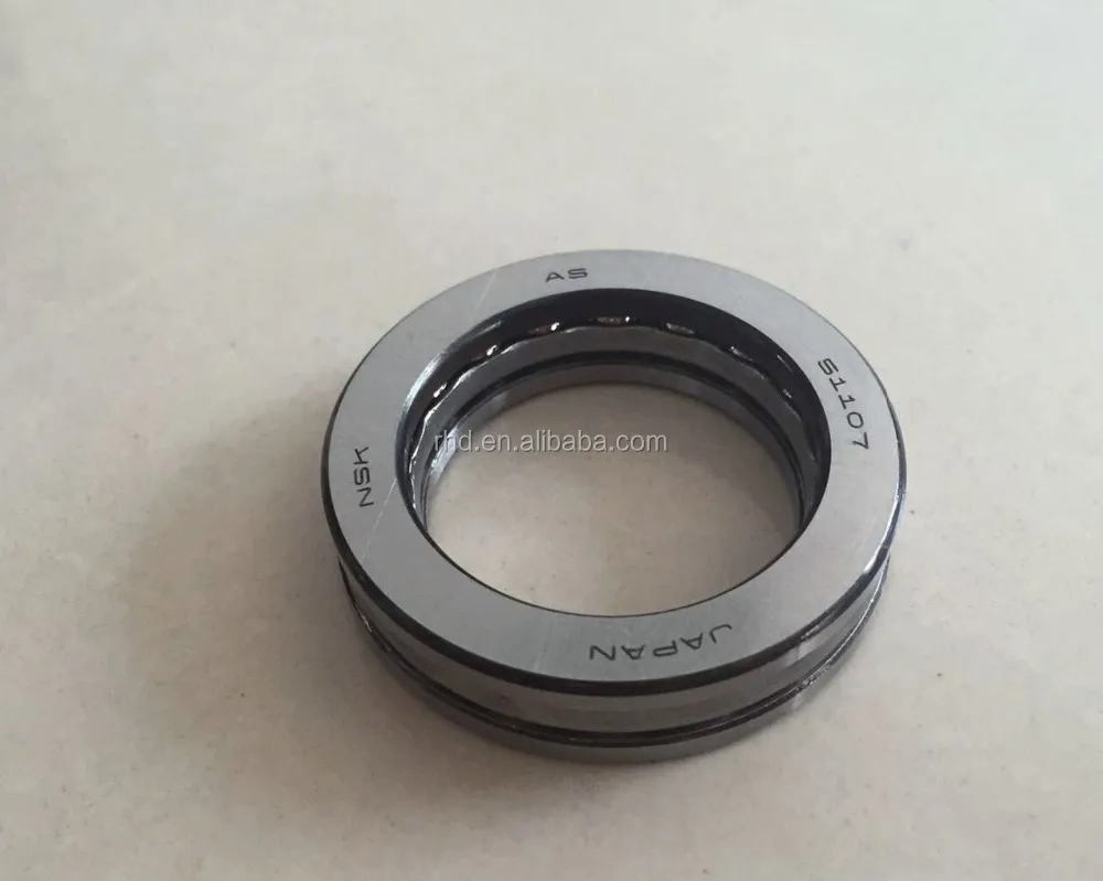 Single Direction Nsk Bearing 51107 Thrust Ball Bearing For Sliding ...