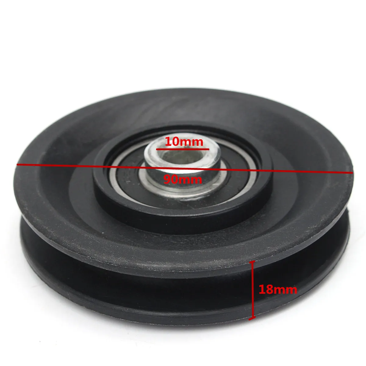 Universal Nylon Bearing Pulley Sliding Wheel Cable Pulley Gym Fitness ...